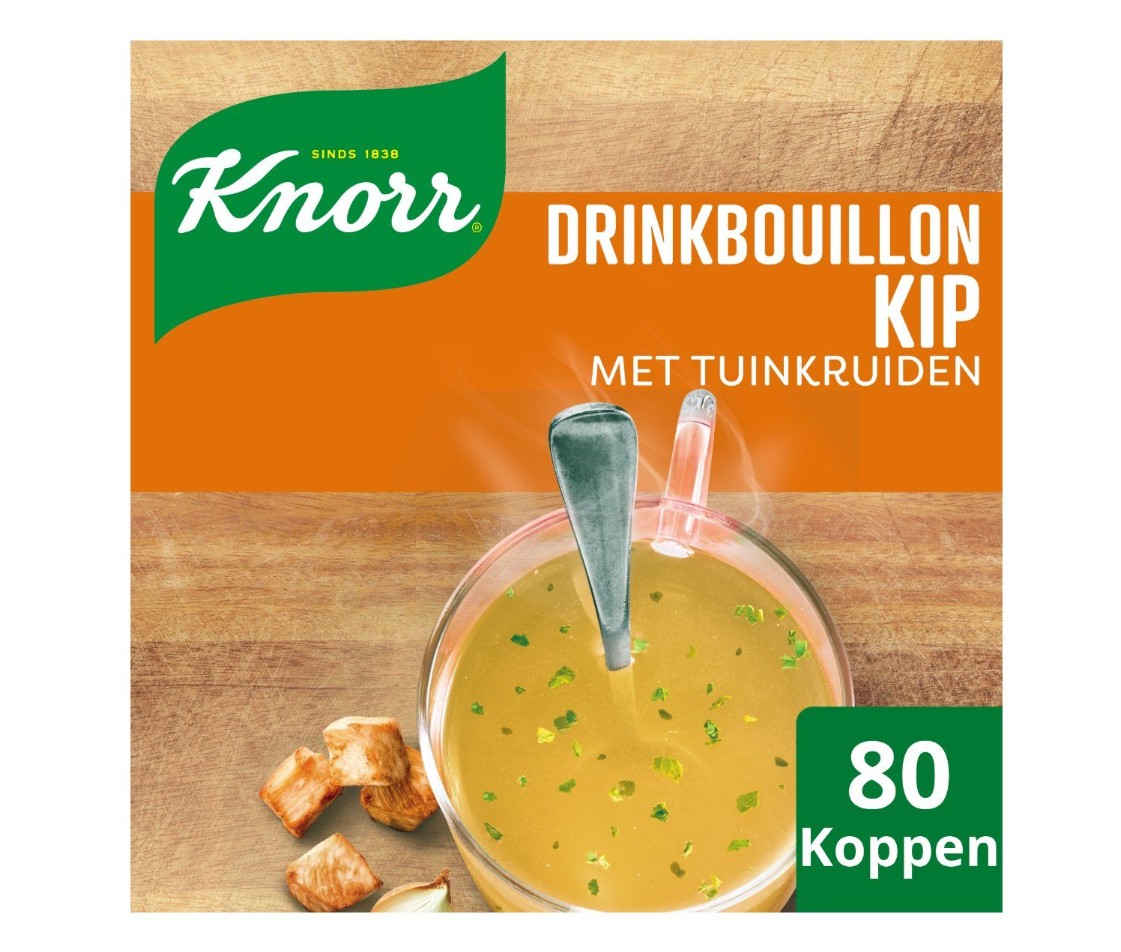 Knorr Drinkbouillon Kip Met Tuinkruiden 80zk